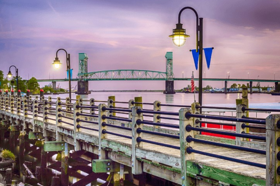 Downtown Wilmington bridge